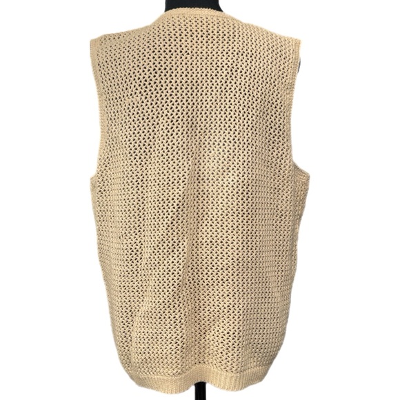 Jantzen Classics - Vintage Floral Knit Vest - Size Medium (see measurements) - Picture 5 of 8